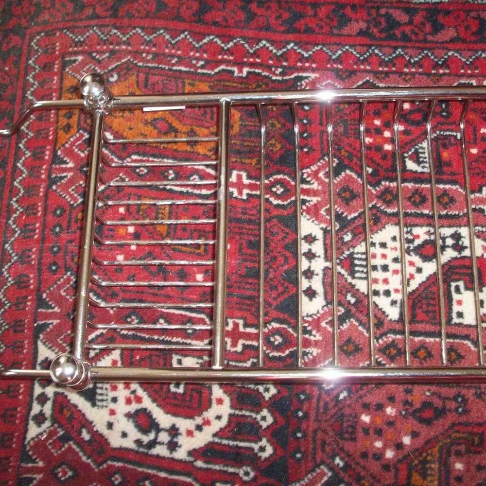 Vintage Over the Sink Multipurpose Dish Drying Rack Pan Drainer Pottery Barn - Picture 4 of 10